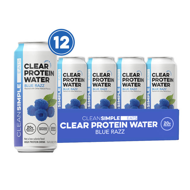 Clear Protein Water: Blue Razz (12 Pack)