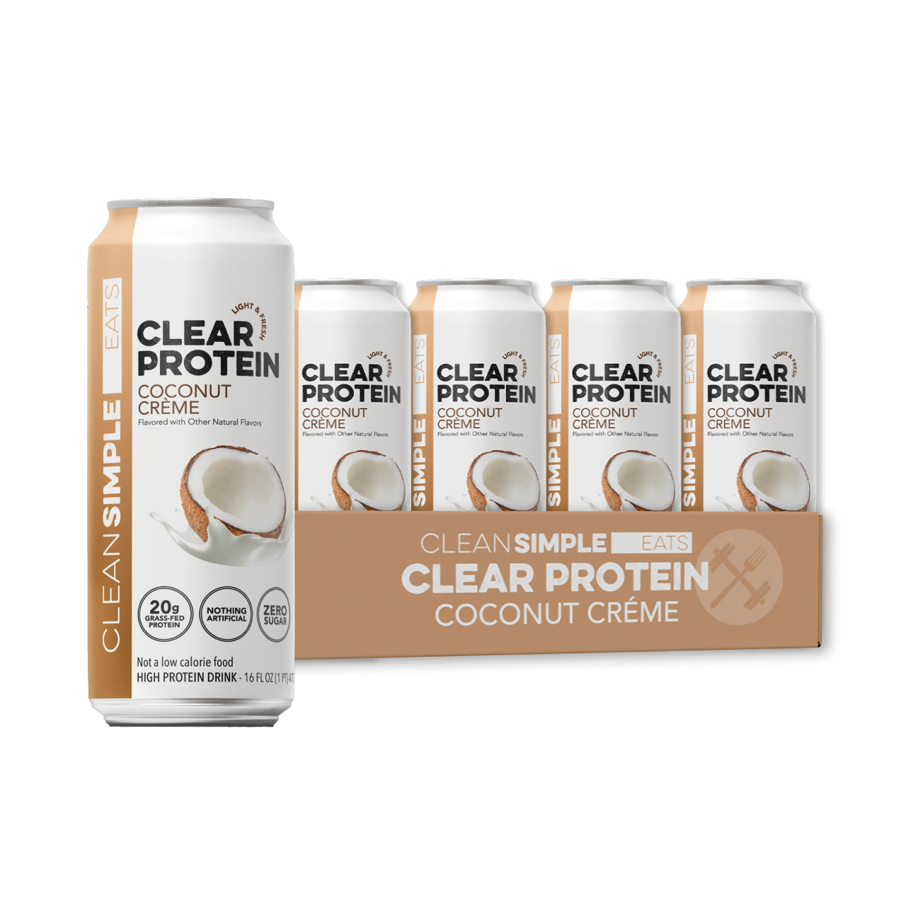 Clear Protein: Coconut Créme (12 Pack)
