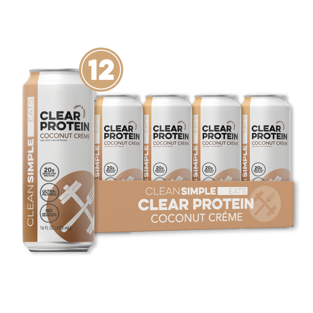 Clear Protein Water: Coconut Créme (12 Pack)