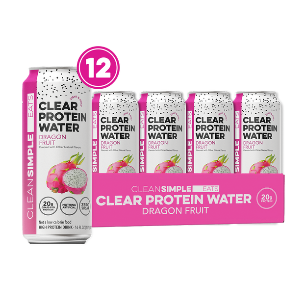 Clear Protein Water: Dragon Fruit (12 Pack)