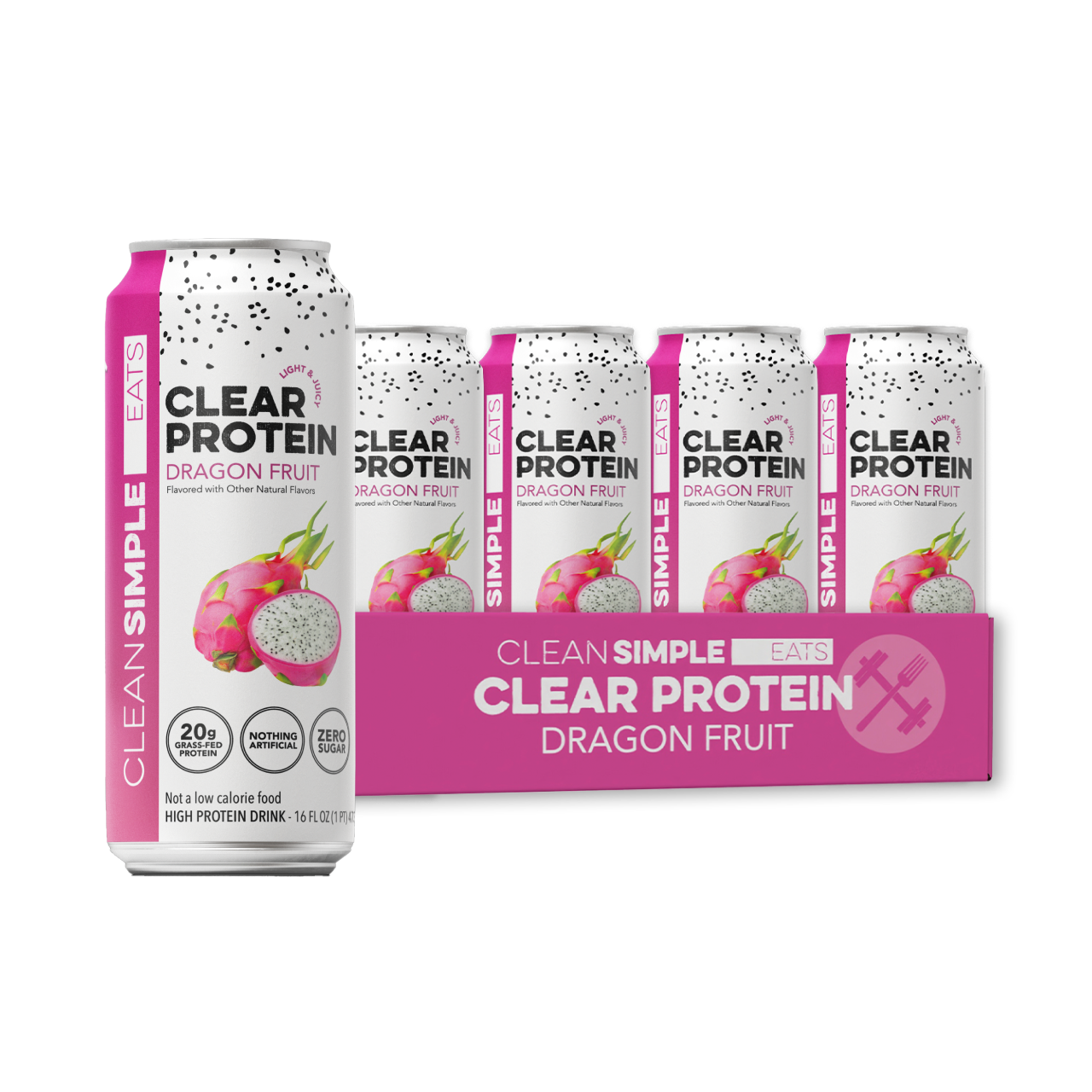 Clear Protein: Dragon Fruit (12 Pack)