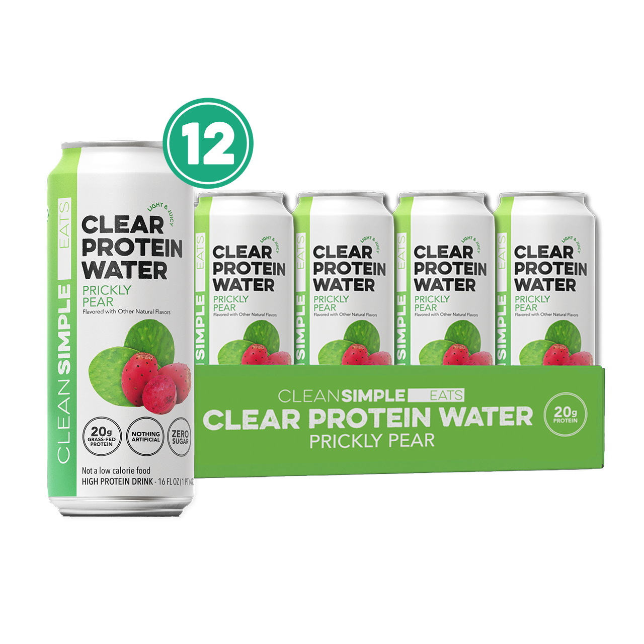 Clear Protein Water: Prickly Pear (12 Pack)