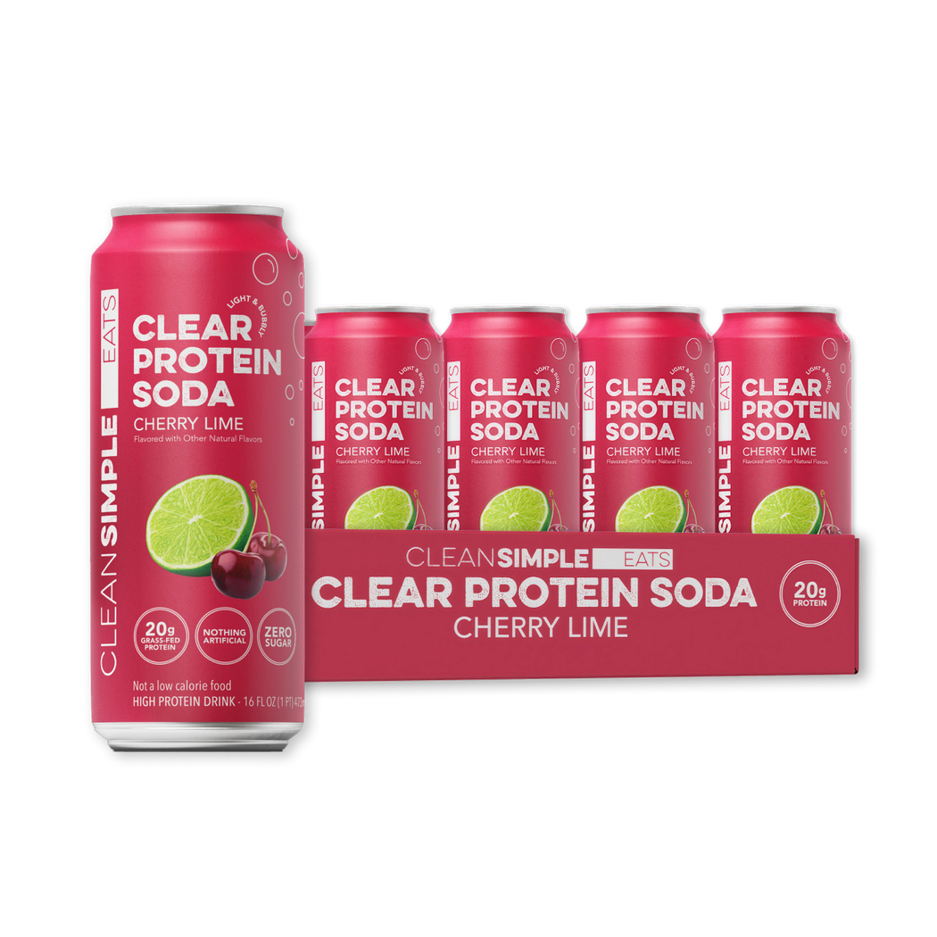 Clear Protein Soda: Cherry Lime (12 Pack)