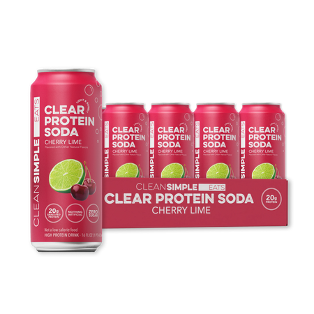 Clear Protein Soda: Cherry Lime (12 Pack)