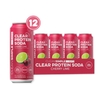 Clear Protein Soda: Cherry Lime