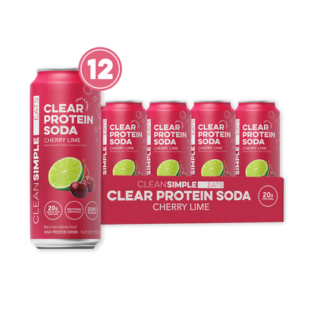 Clear Protein Soda: Cherry Lime (12 Pack)