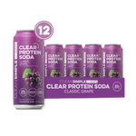 Clear Protein Soda: Grape Ice Pop