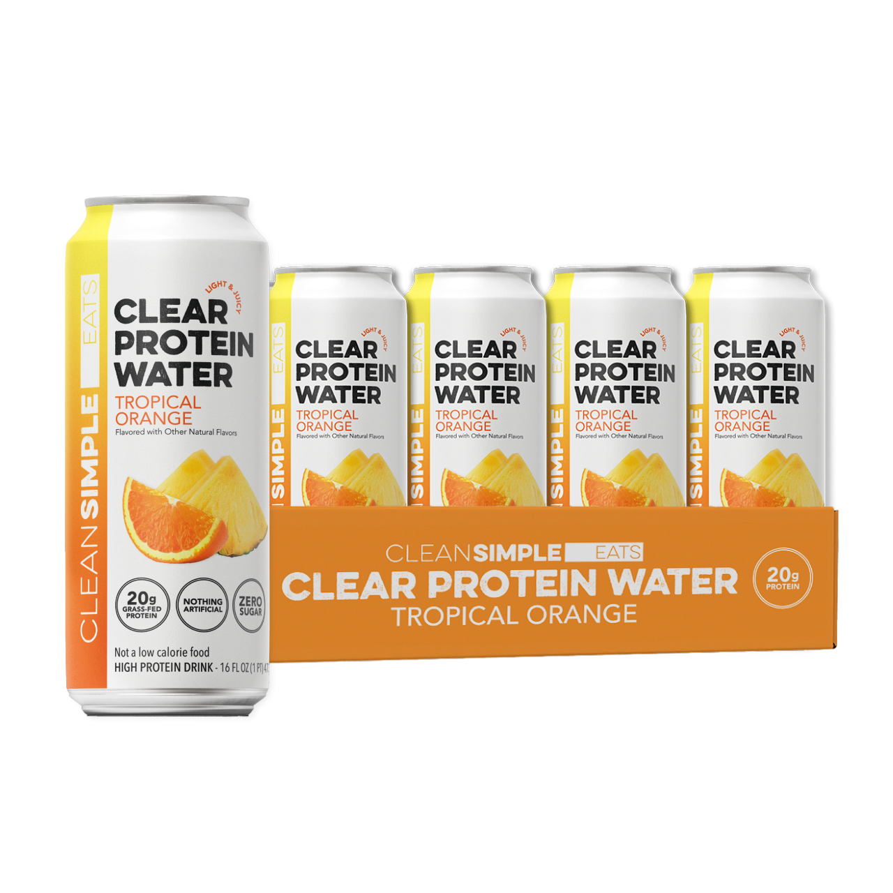 Clear Protein Water: Tropical Orange (12 Pack)