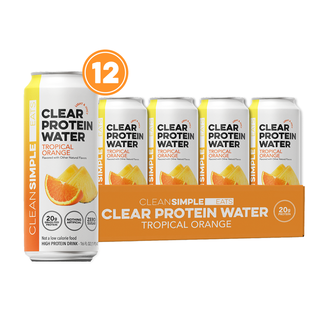 Clear Protein Water: Tropical Orange (12 Pack)