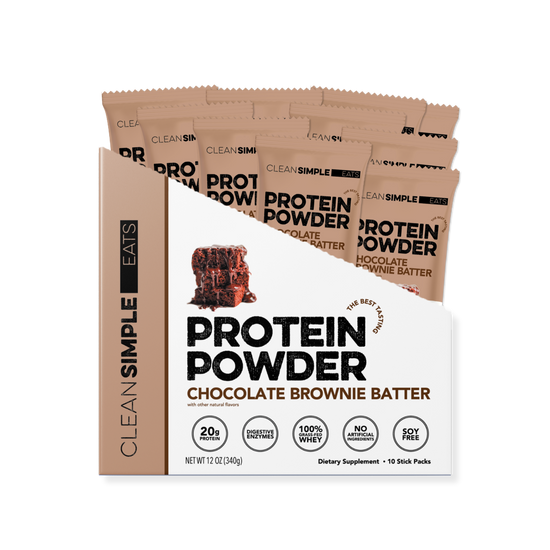 Protein Powder: Brownie Batter (10 Single Serving Stick Packs)