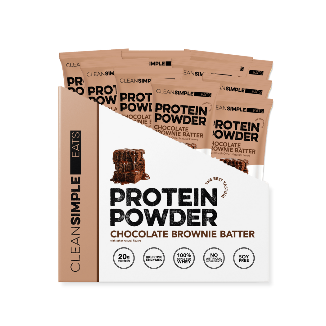 Protein Powder: Brownie Batter (10 Single Serving Stick Packs)
