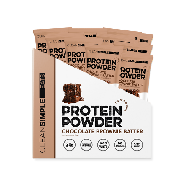 Protein Powder: Brownie Batter (10 Single Serving Stick Packs)