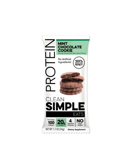 Protein Powder: Mint Chocolate Cookie (Single Serving Stick Pack Sample)