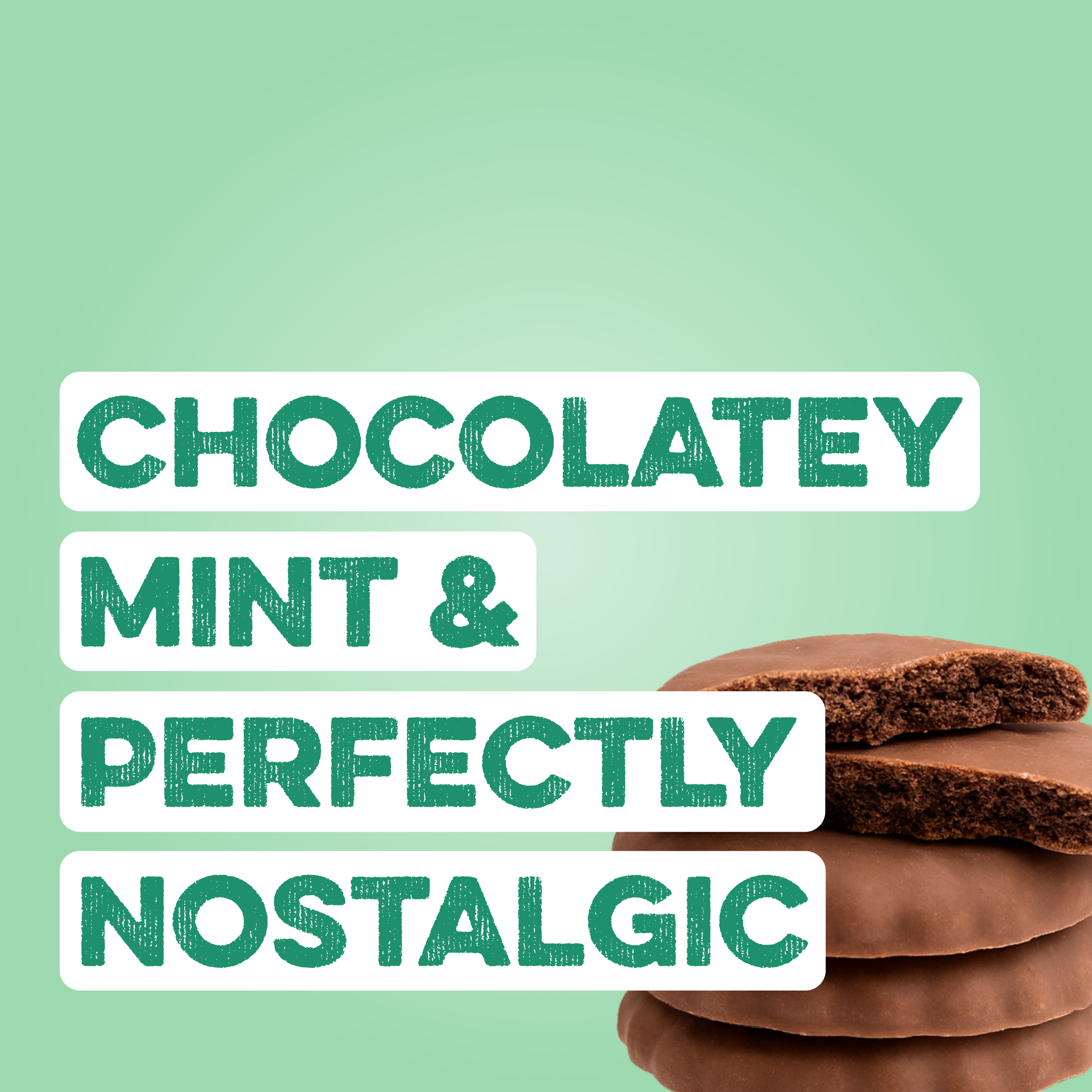 Protein Powder: Mint Chocolate Cookie (10 Single Serving Stick Packs)
