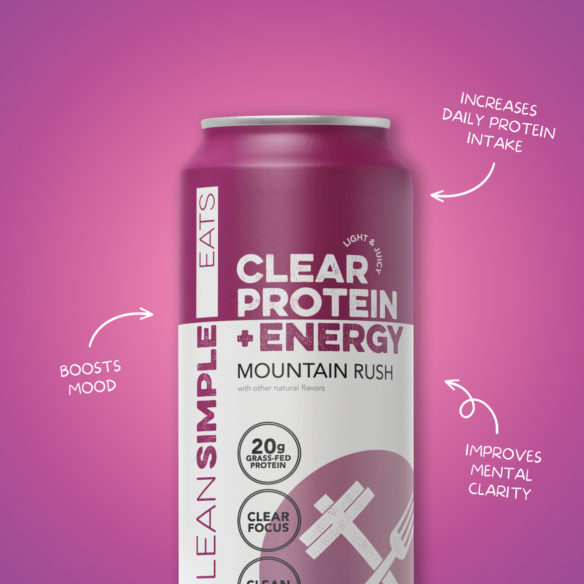 Clear Protein + Energy: Mountain Rush (12 Pack)