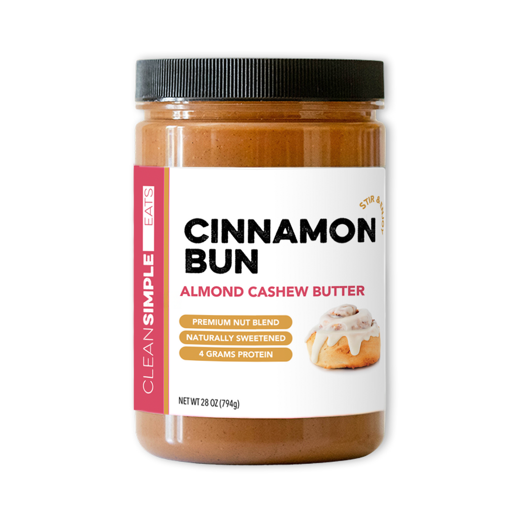 Nut Butter (28 oz) - Cinnamon Bun | CSE – Clean Simple Eats Nut Butter (28 oz) - Cinnamon Bun | CSE – Clean Simple Eats
