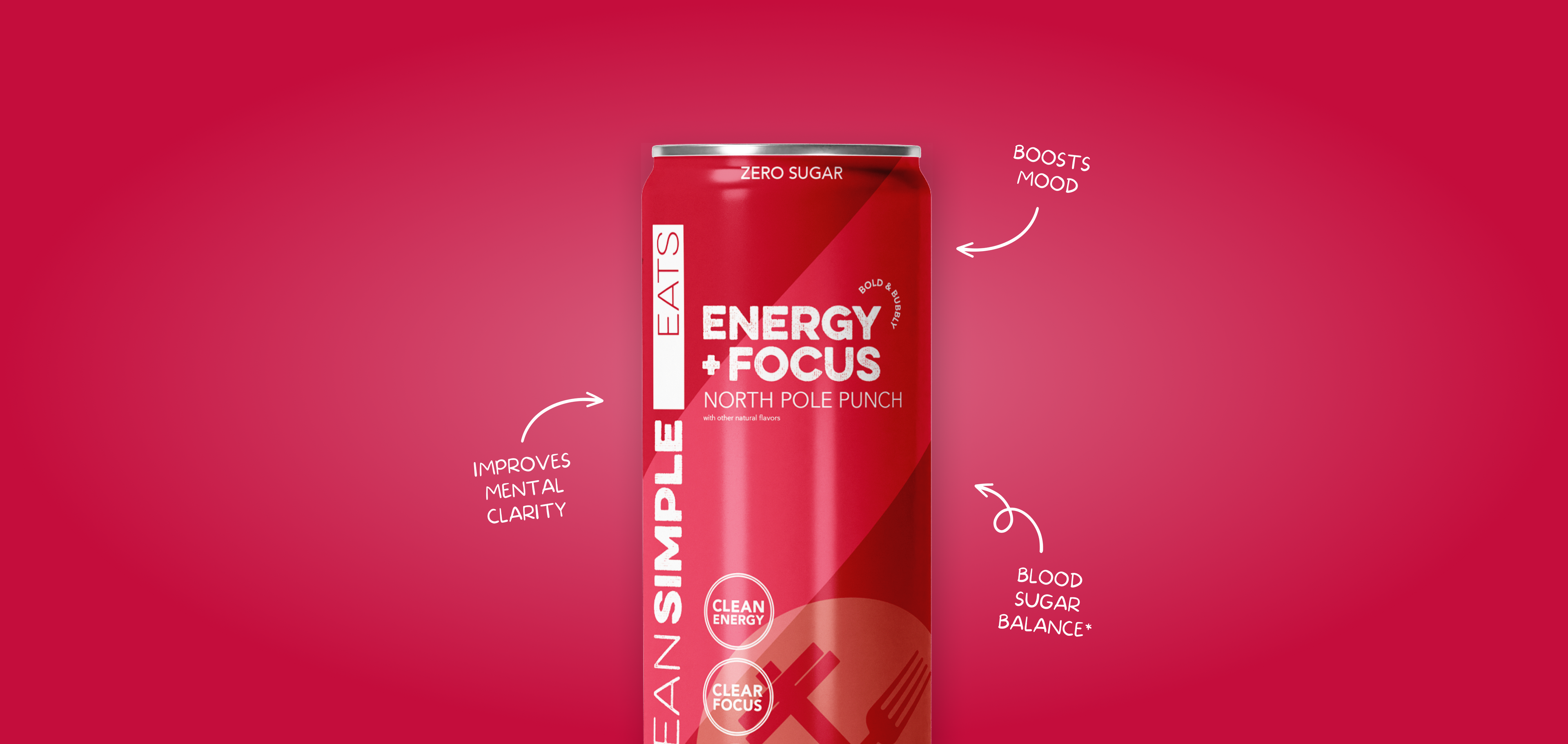 Energy + Focus Drinks: North Pole Punch | 12 Packs By Clean Simple Eats Energy + Focus Drinks: North Pole Punch | 12 Packs By Clean Simple Eats