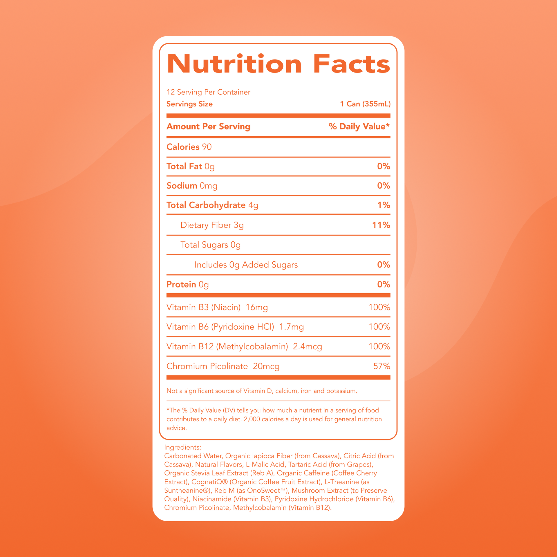 Energy + Focus: Orange Swirl (12-pack)