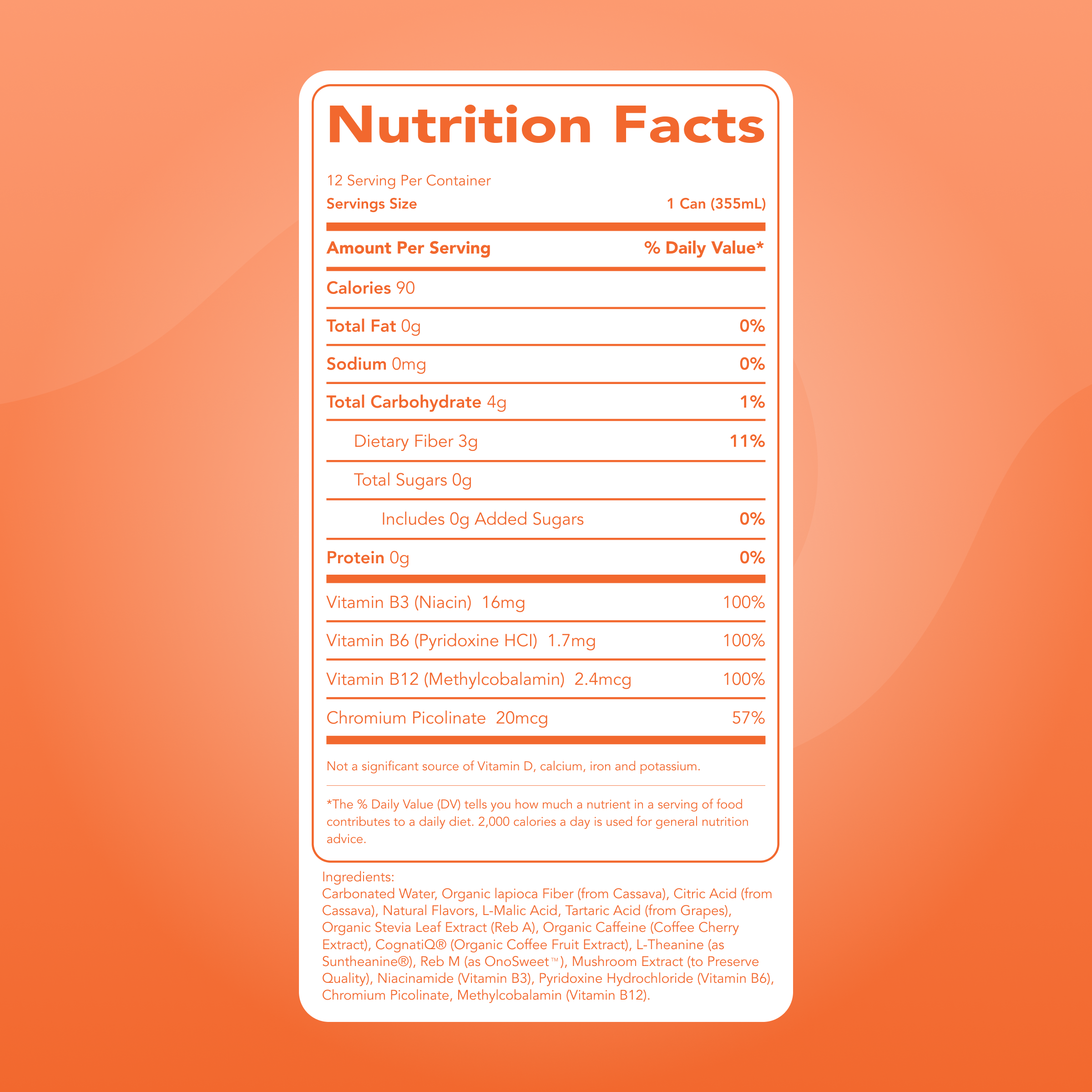 Energy + Focus: Orange Swirl (12-pack)