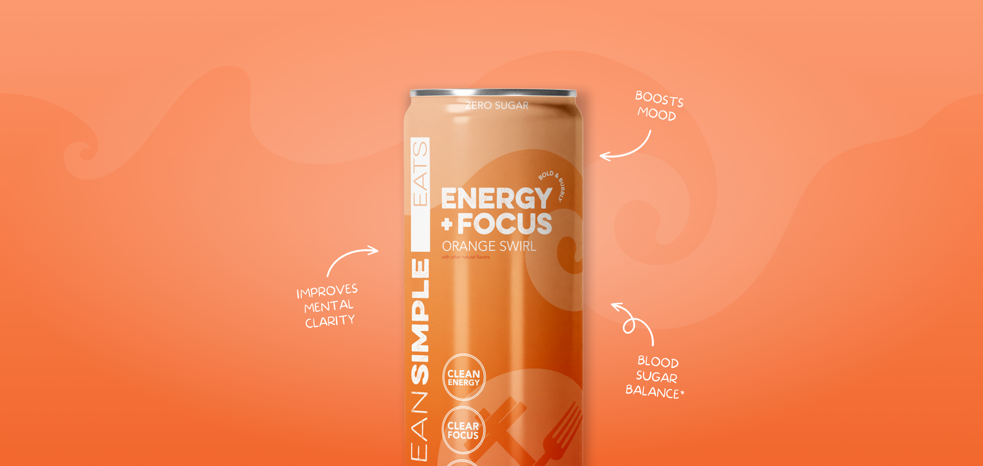 Energy + Focus: Orange Swirl (12-pack)