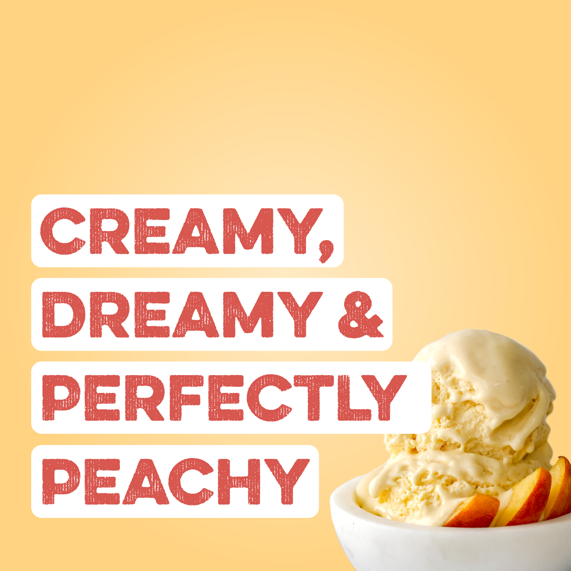 Protein Powder: Peaches & Cream (30 Serving Bag)