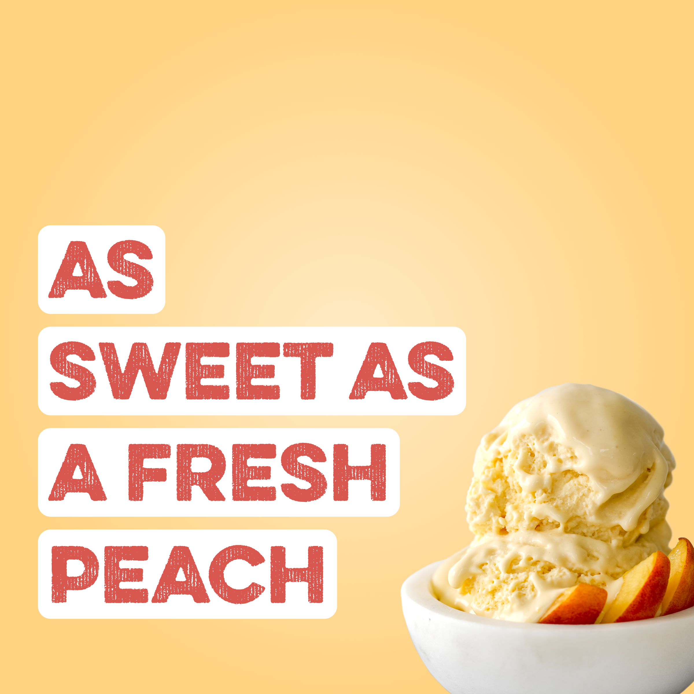 Protein Powder: Peaches & Cream (30 Serving Bag)