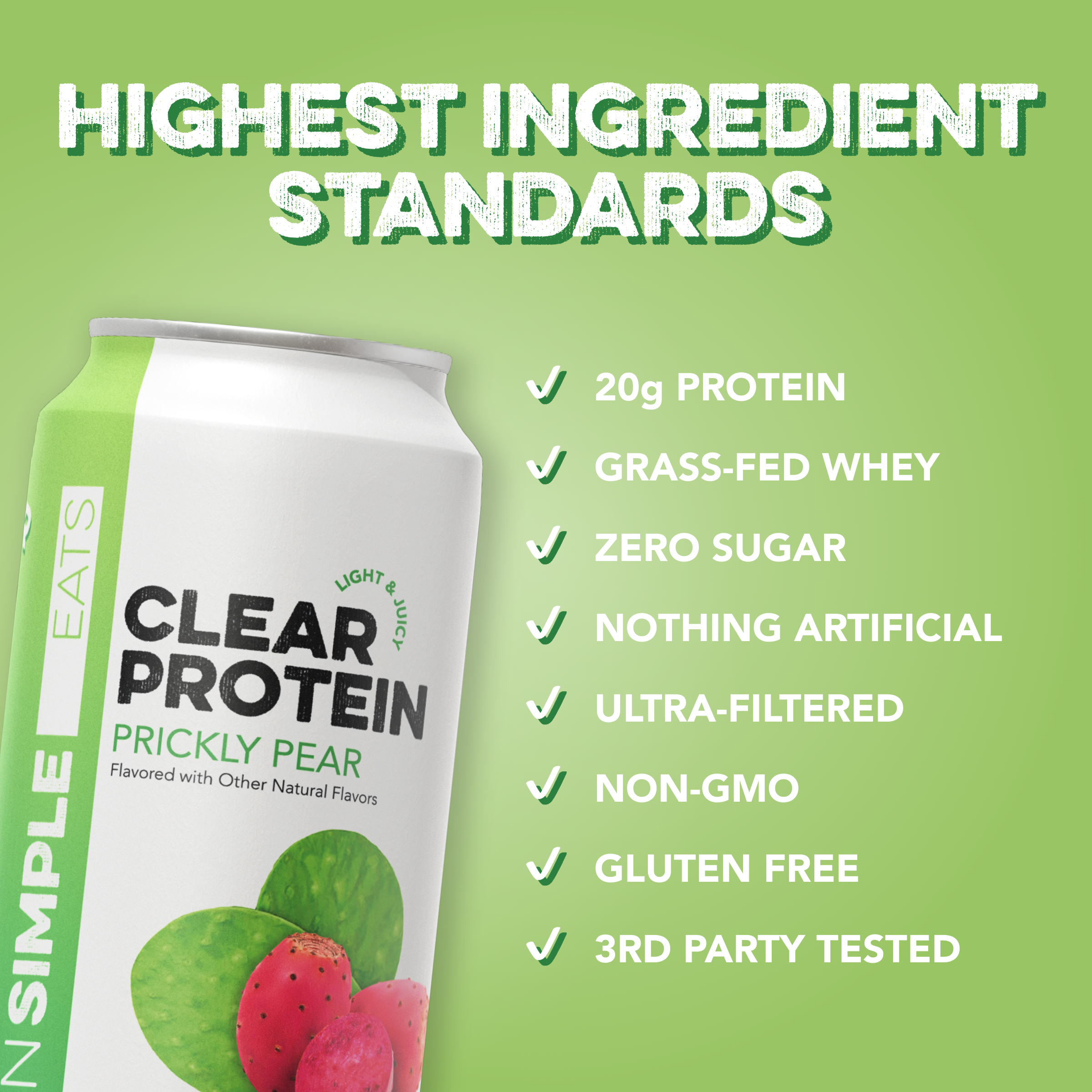 Clear Protein Water: Prickly Pear (12 Pack)