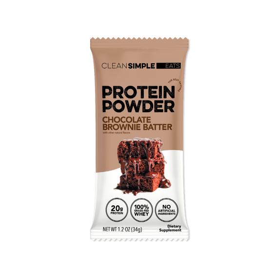 Protein Powder: Chocolate Brownie Batter (Single Serving Stick Pack Sample)