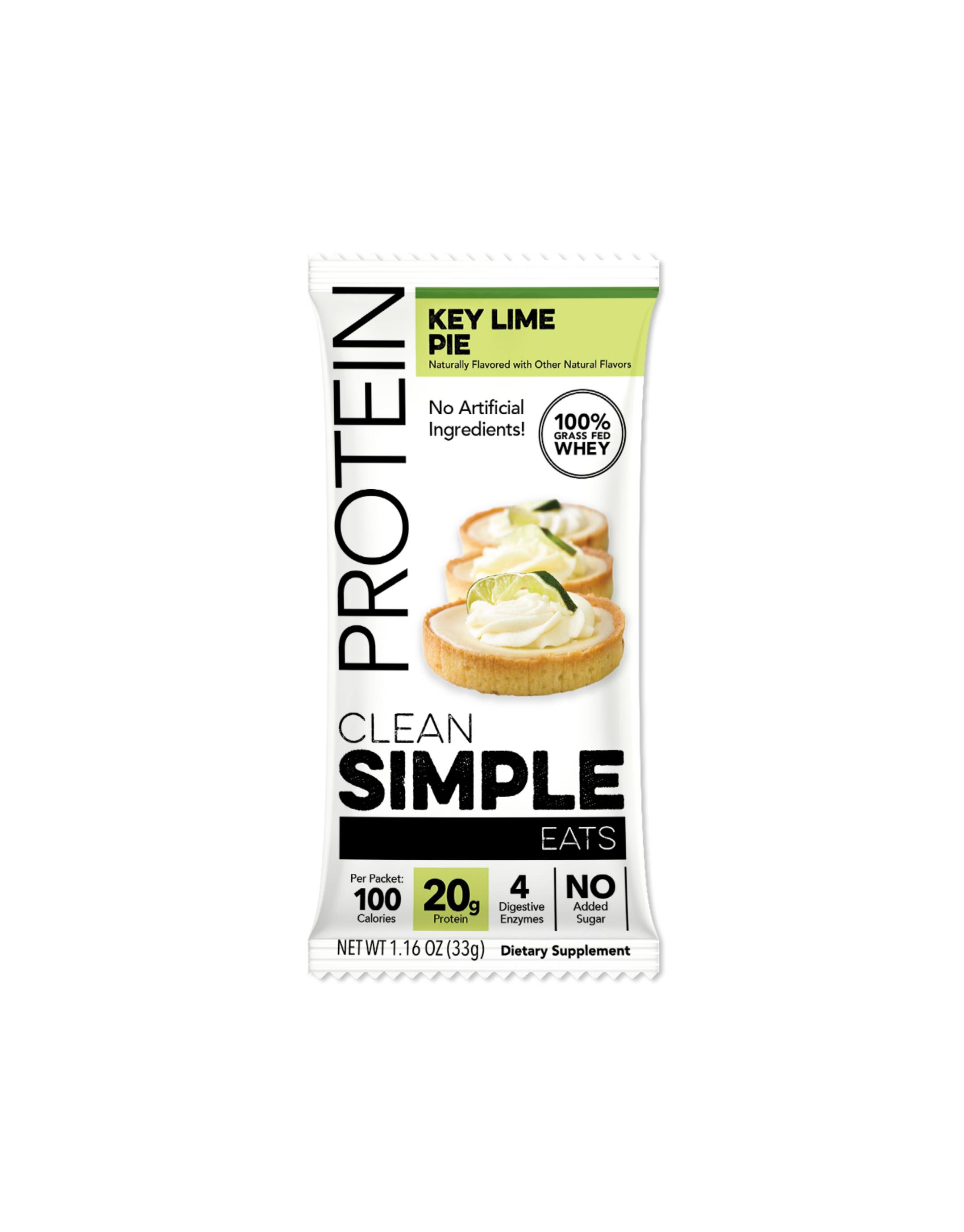 Protein Powder: Key Lime Pie (Single Serve Stick Pack Sample)