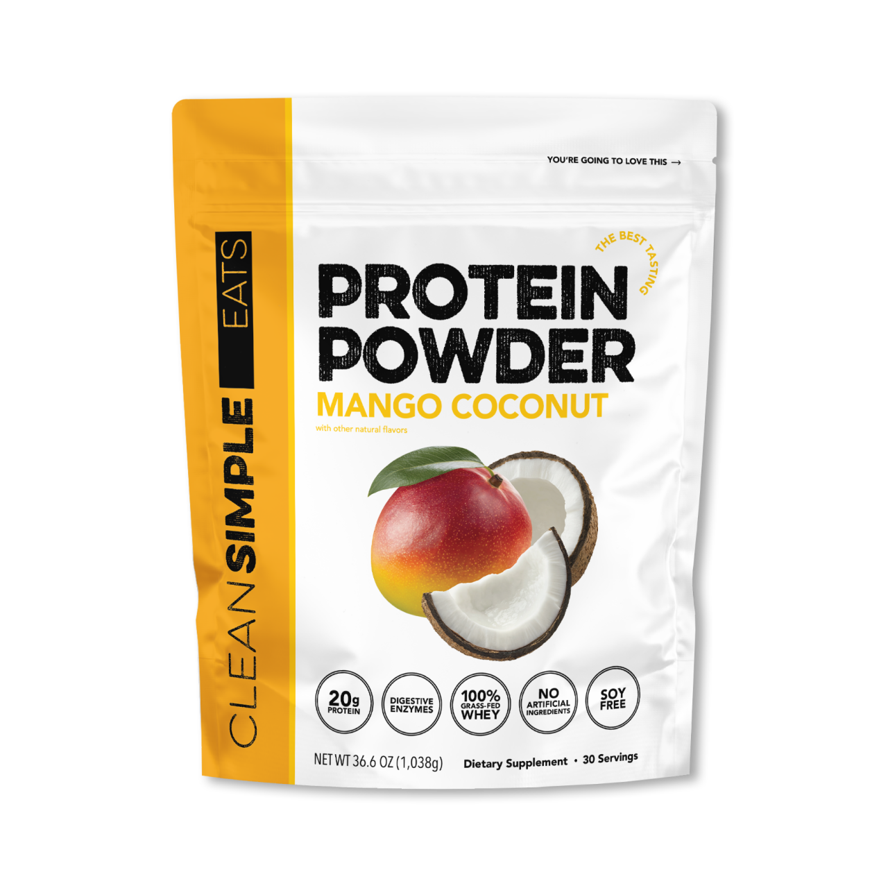 Protein Powder: Mango Coconut (30 Serving)