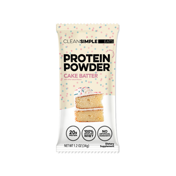 Protein Powder: Cake Batter (Single Serving Stick Pack Sample)