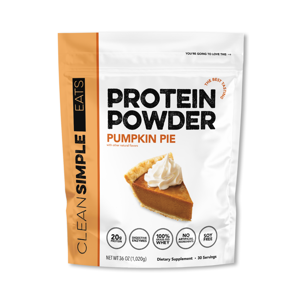 Protein Powder: Pumpkin Pie (30 Serving Bag)