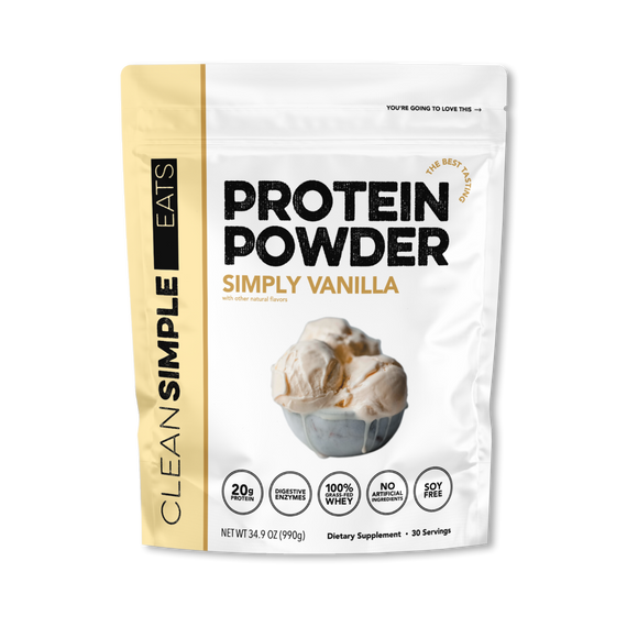 Protein Powder: Simply Vanilla (30 Serving Bag)