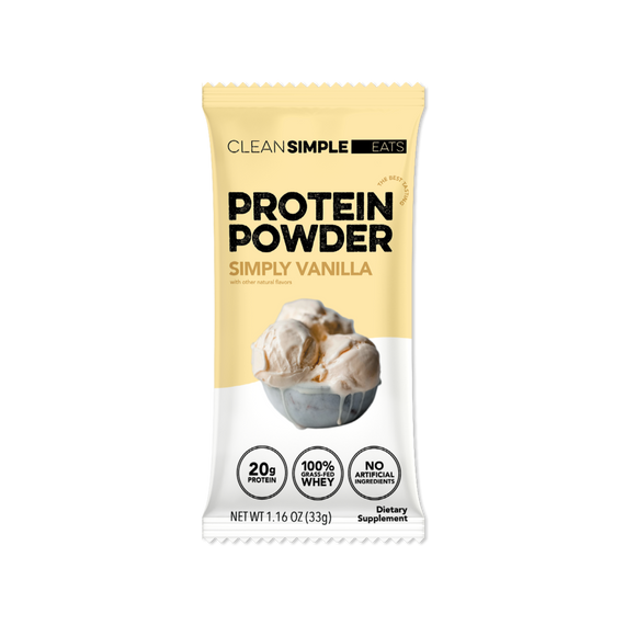 Protein Powder: Simply Vanilla (Single Serving Stick Pack Sample)