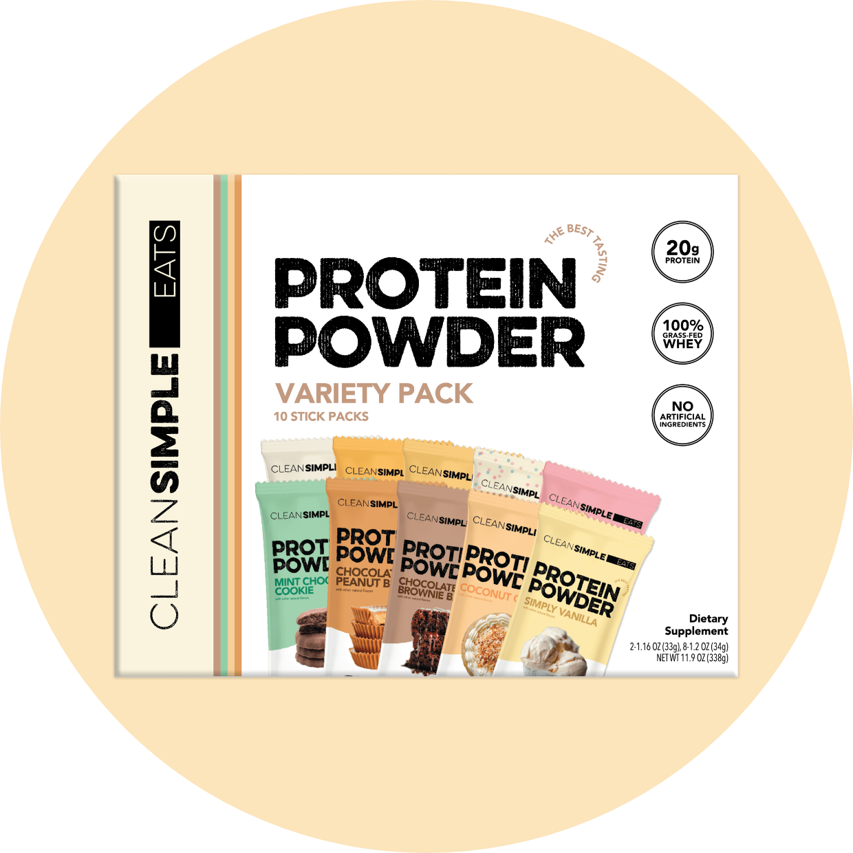 10-Flavor Variety Pack (10 Single Serving Stick Packs)