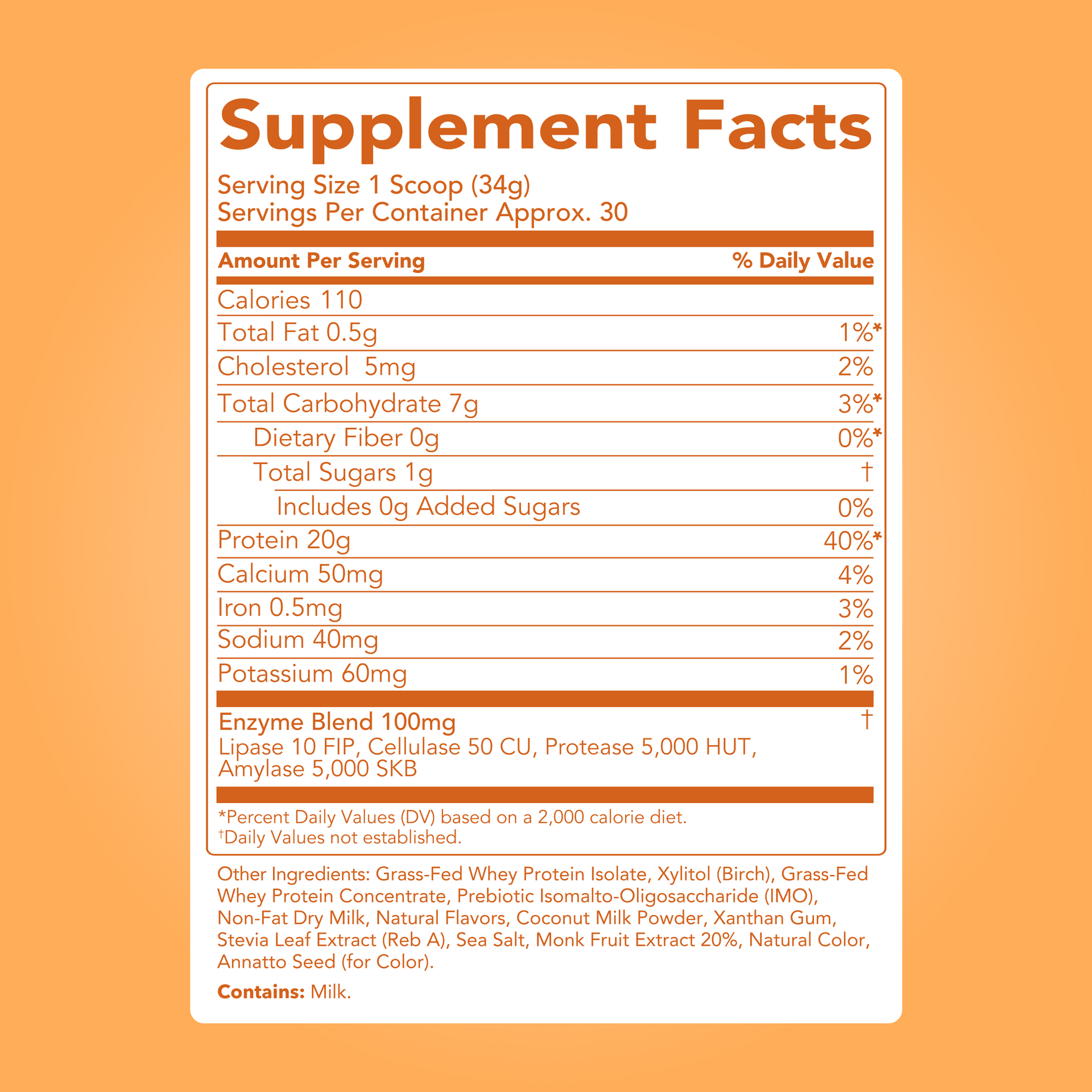Protein Powder: Pumpkin Pie (30 Serving Bag)
