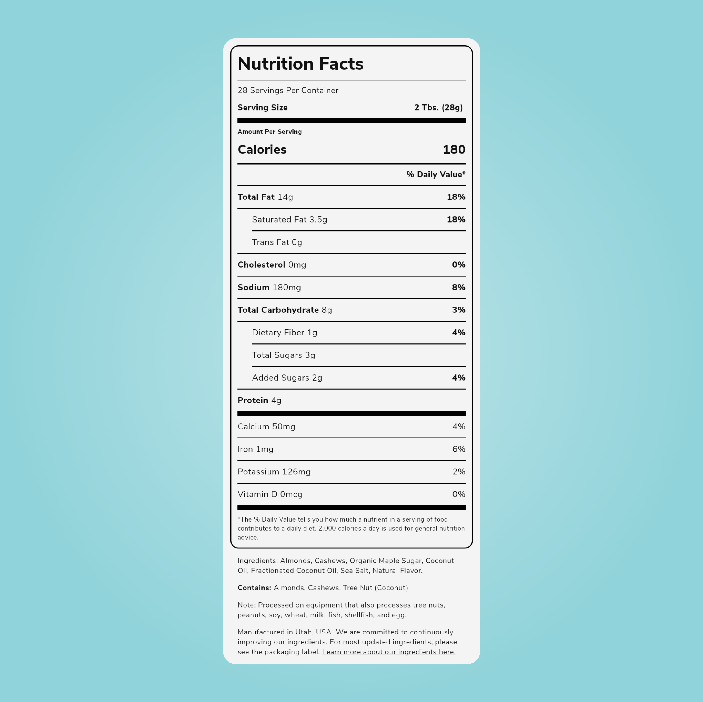 Nut Butter: Salted Caramel (28 ounce)