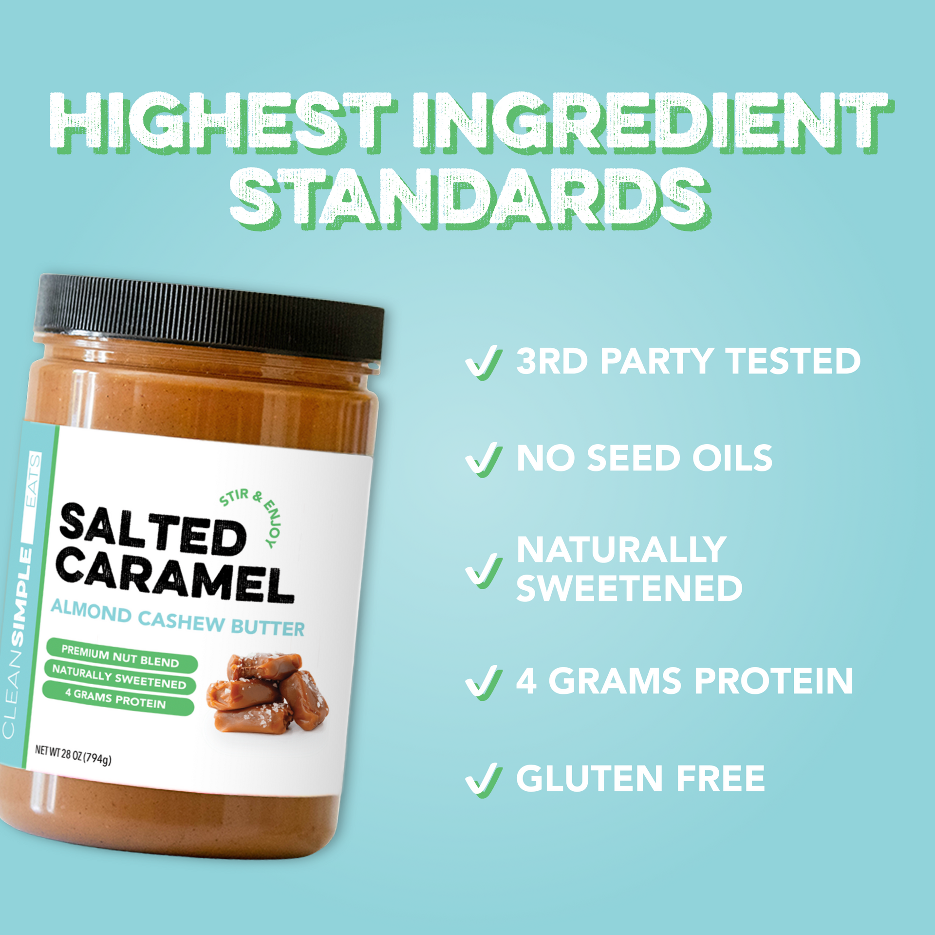 Nut Butter: Salted Caramel (28 ounce)
