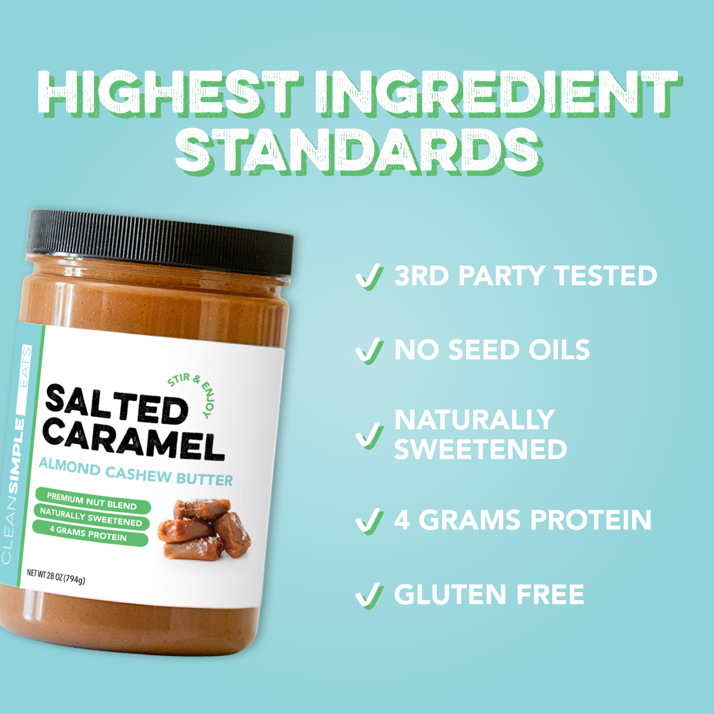 Nut Butter: Salted Caramel (28 ounce)