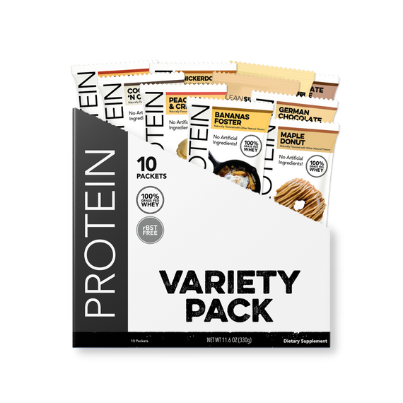 Protein Powder Variety Pack (10 Single Serving Stick Packs)