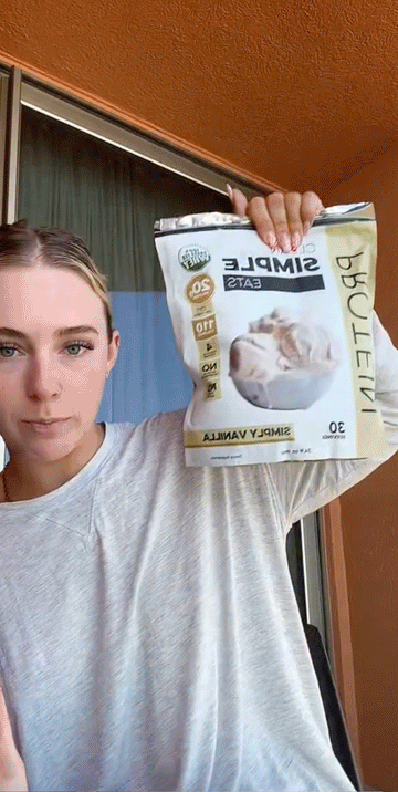 Protein Powder: Simply Vanilla (10 Single Serving Stick Packs)