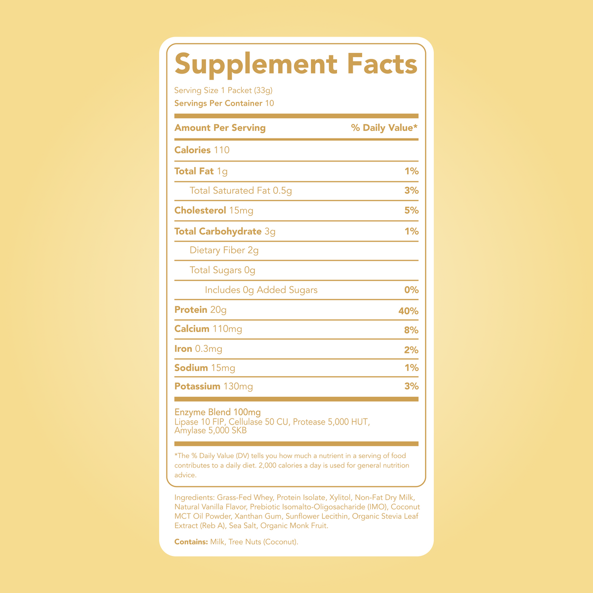 Simply Protein Powder Protein Powder (packets) - Vanilla | CSE – Clean Simple Eats