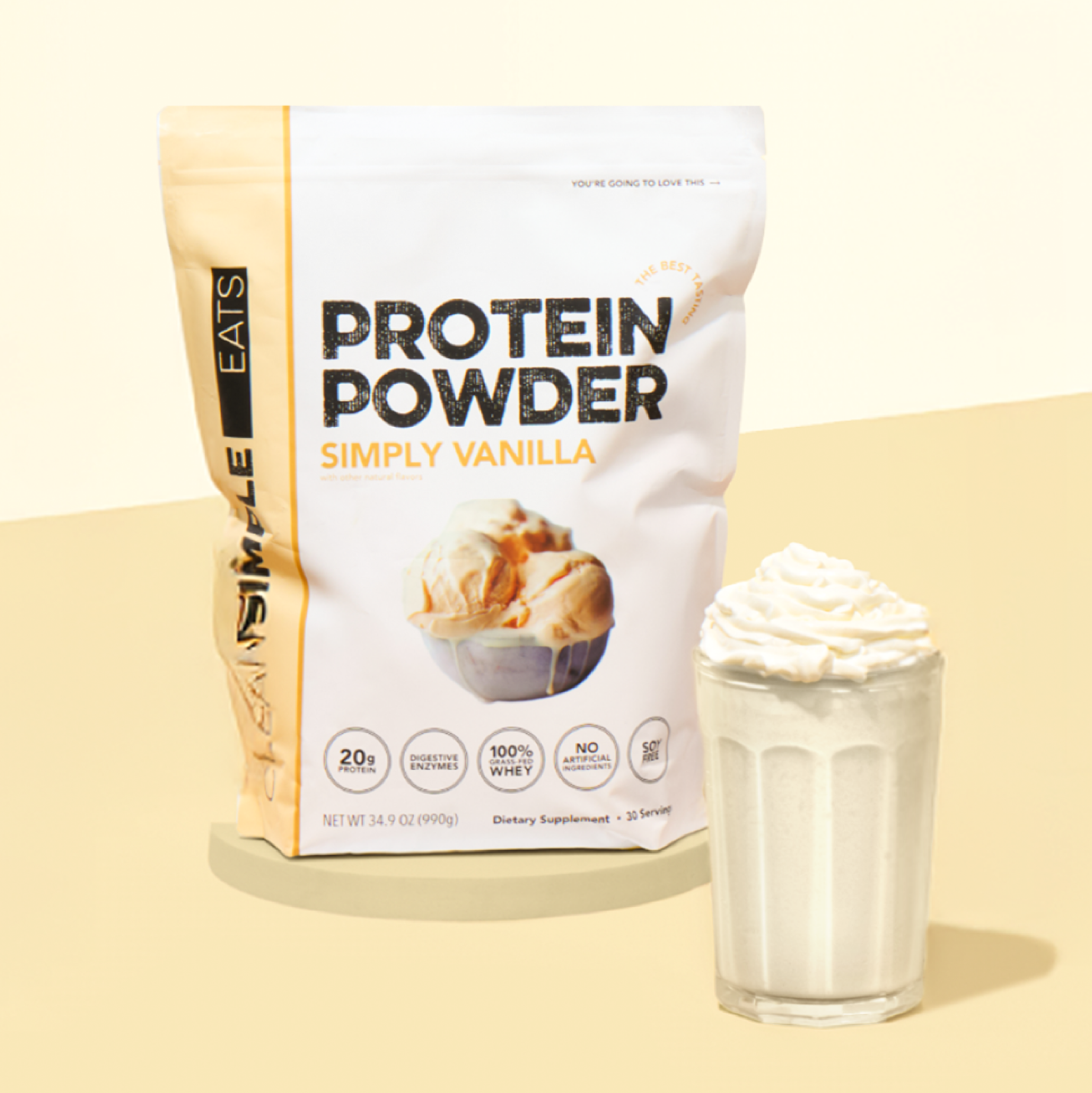 Simply Protein Powder Protein Powder - Vanilla | CSE – Clean Simple Eats