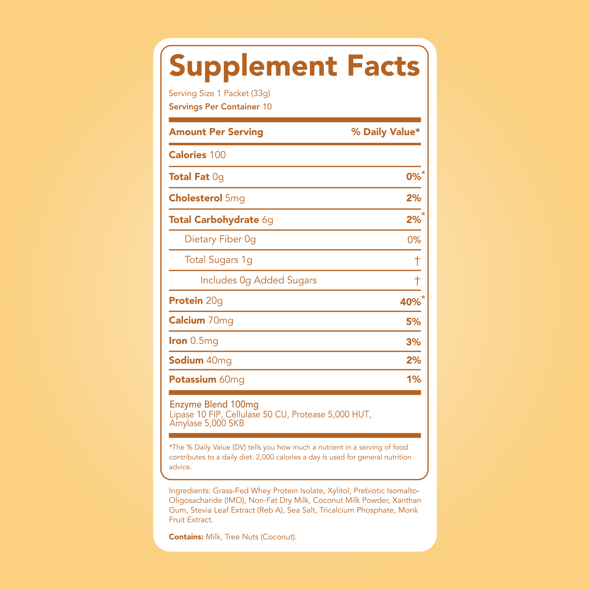 Protein Powder: Snickerdoodle (10 Single Serving Stick Packs)