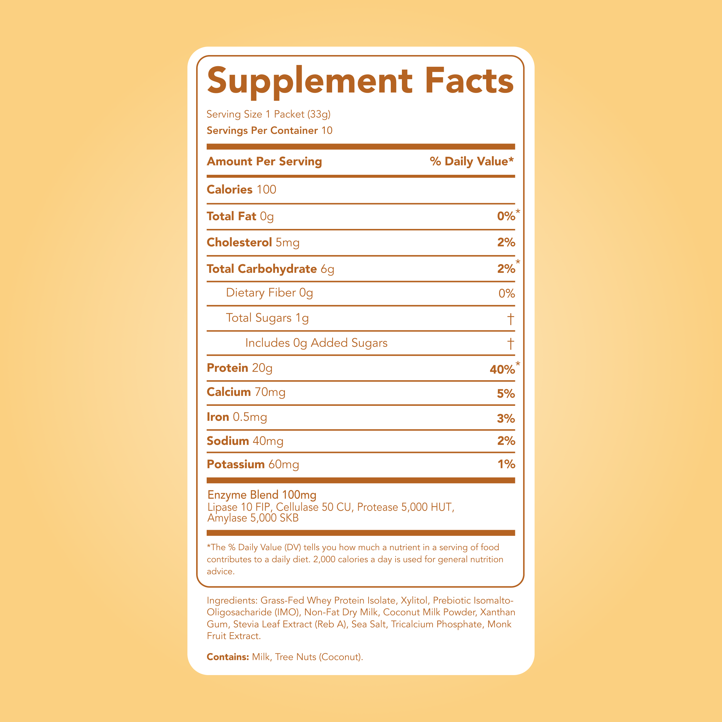 Protein Powder: Snickerdoodle (10 Single Serving Stick Packs)