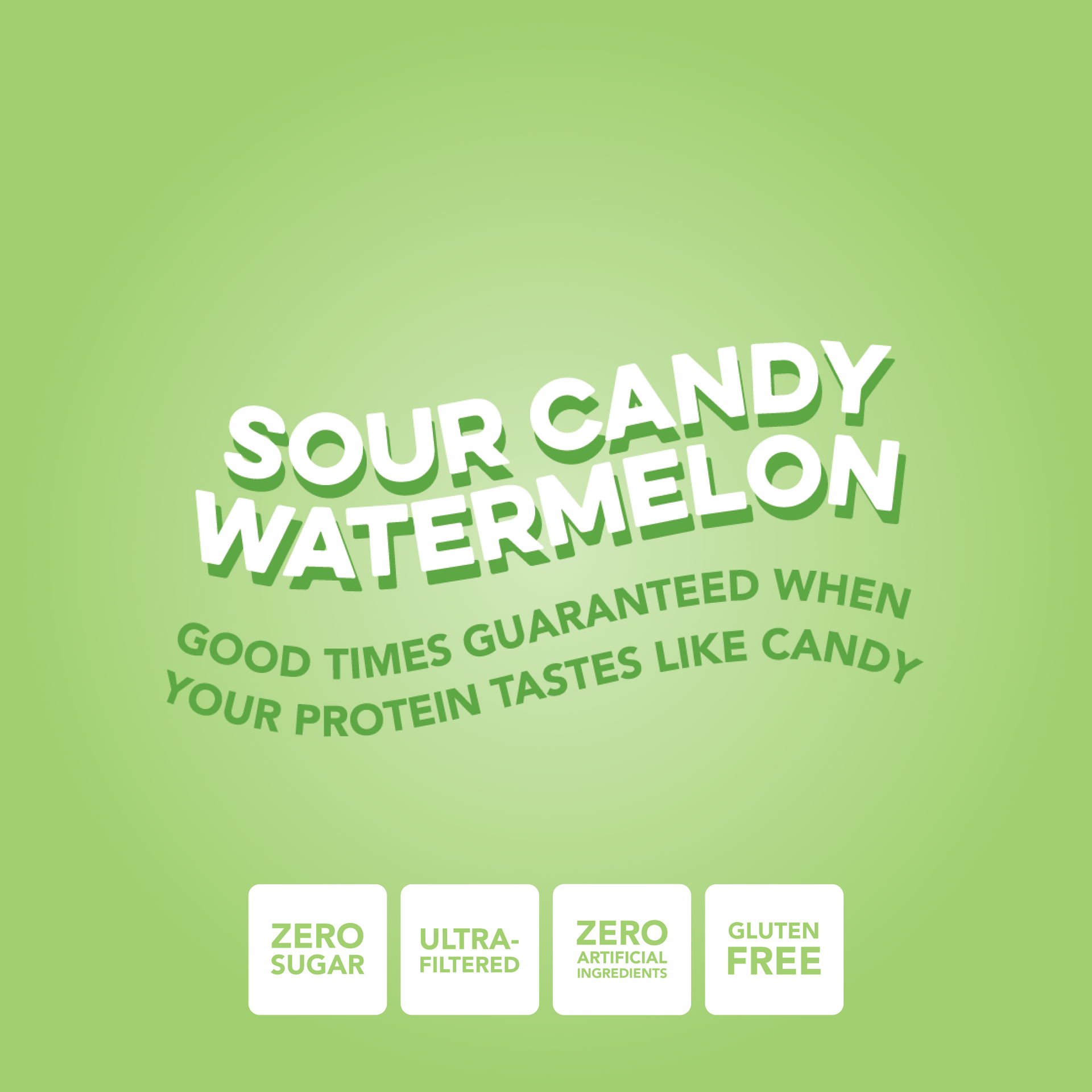 Clear Protein Powder: Sour Candy Watermelon