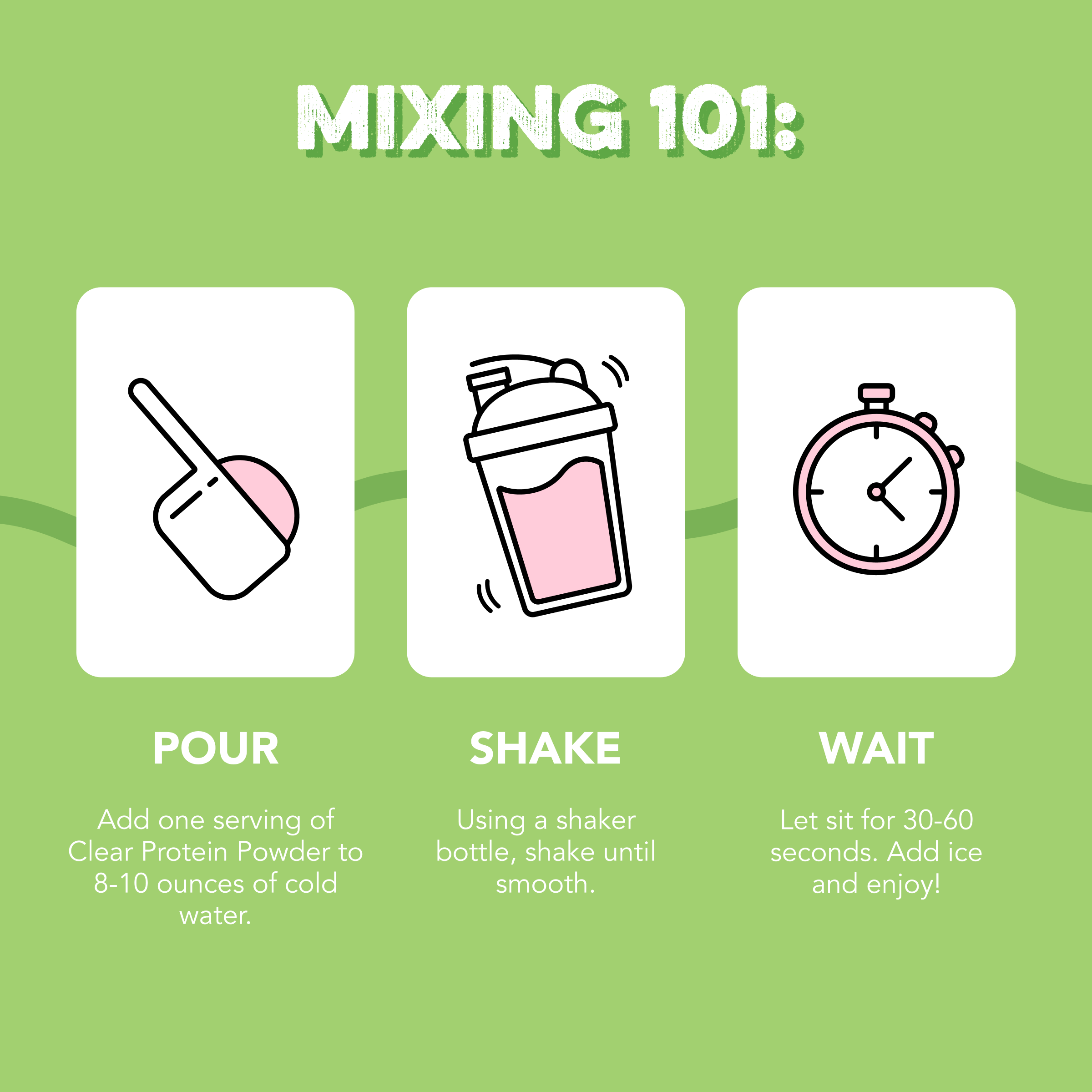 Clear Protein Powder: Sour Candy Watermelon