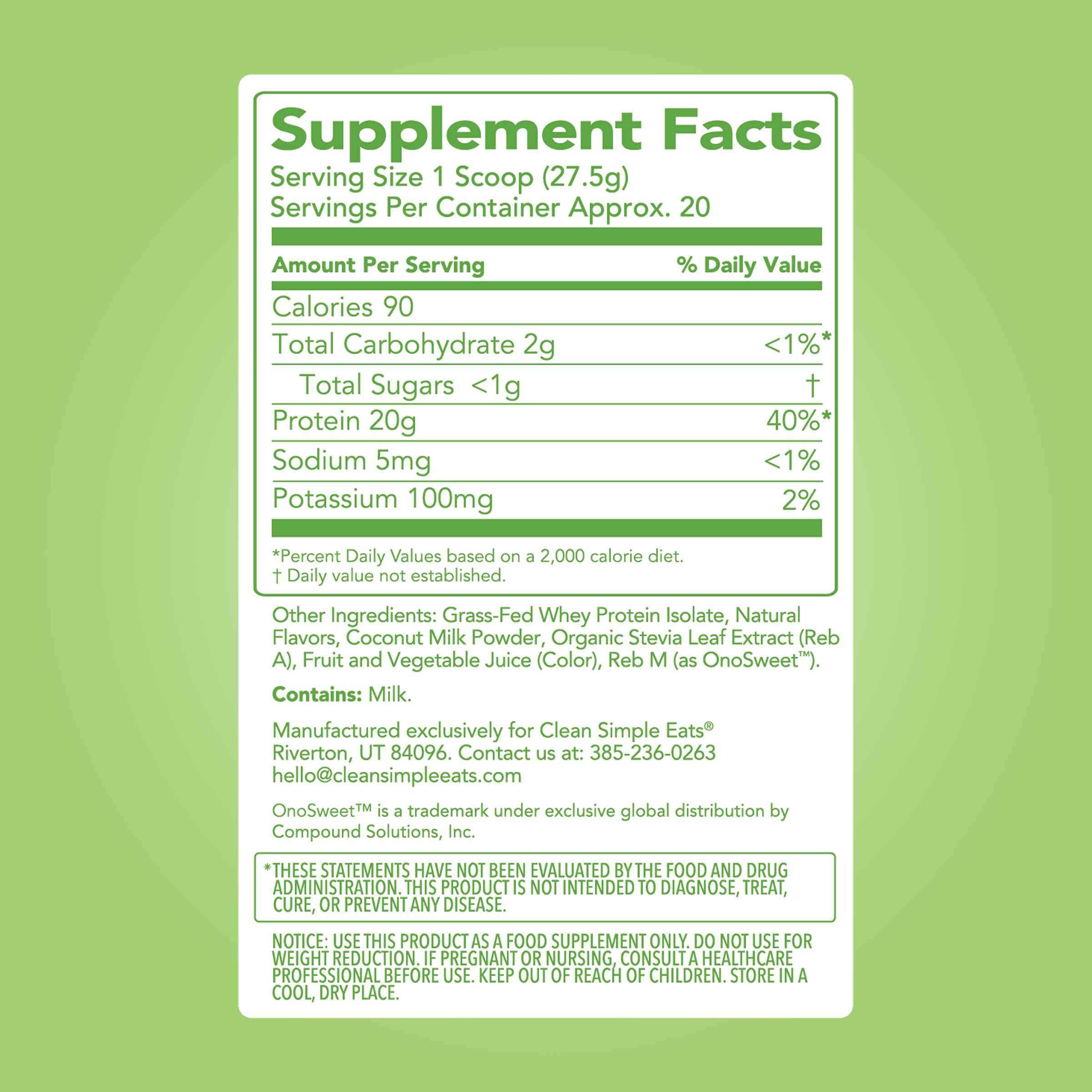 Clear Protein Powder: Sour Candy Watermelon