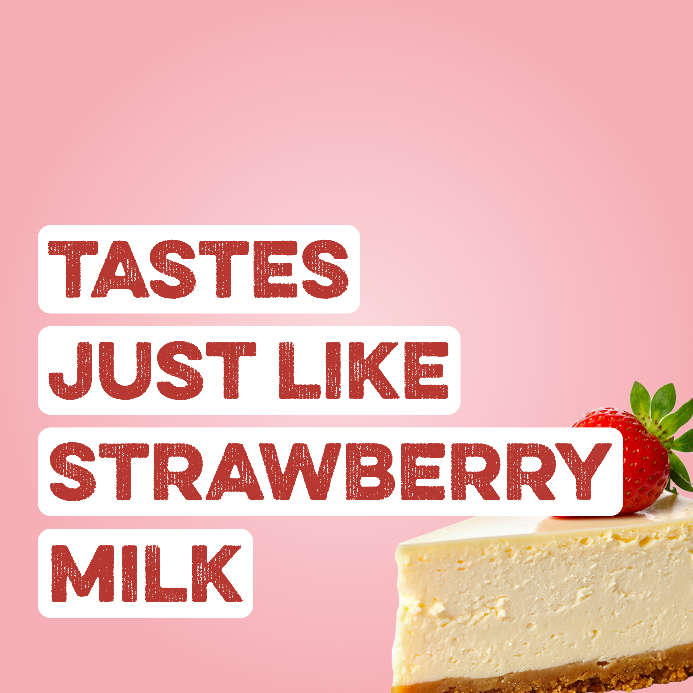 Protein Powder: Strawberry Cheesecake (10 Single Serving Stick Packs)