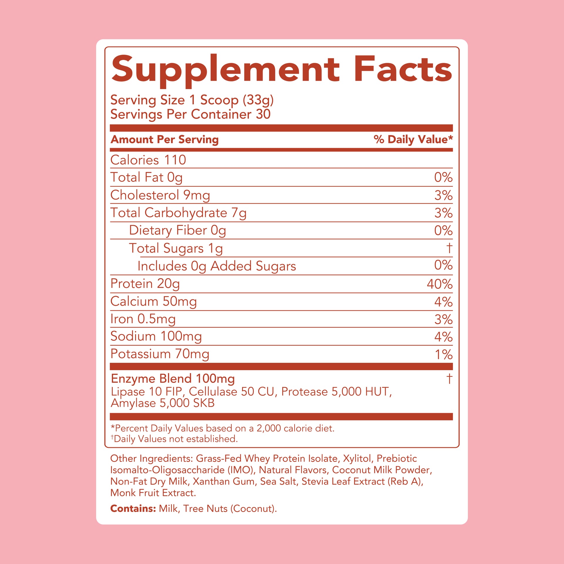 Protein Powder: Strawberry Cheesecake (30 Serving Bag)
